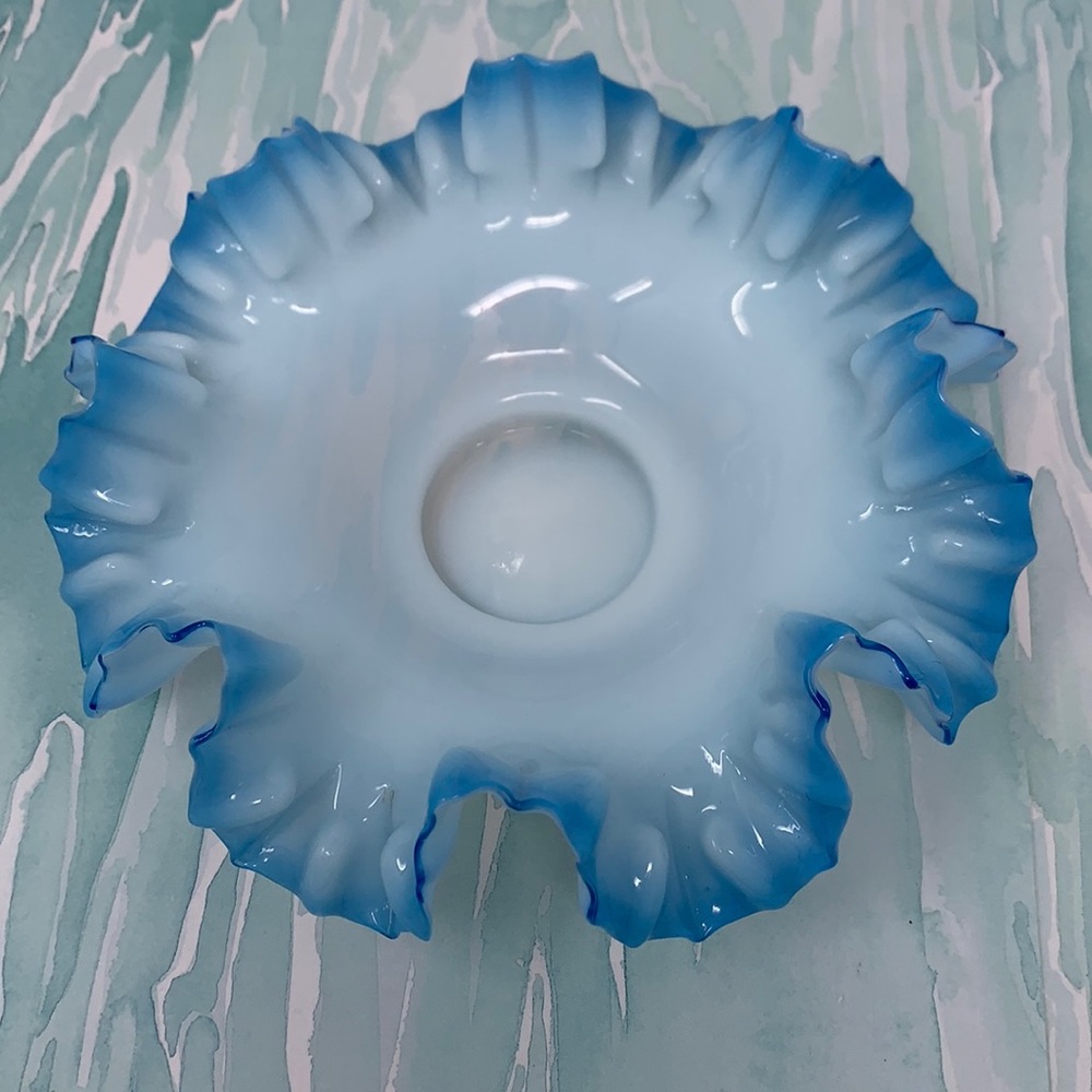 Fenton glass bowl